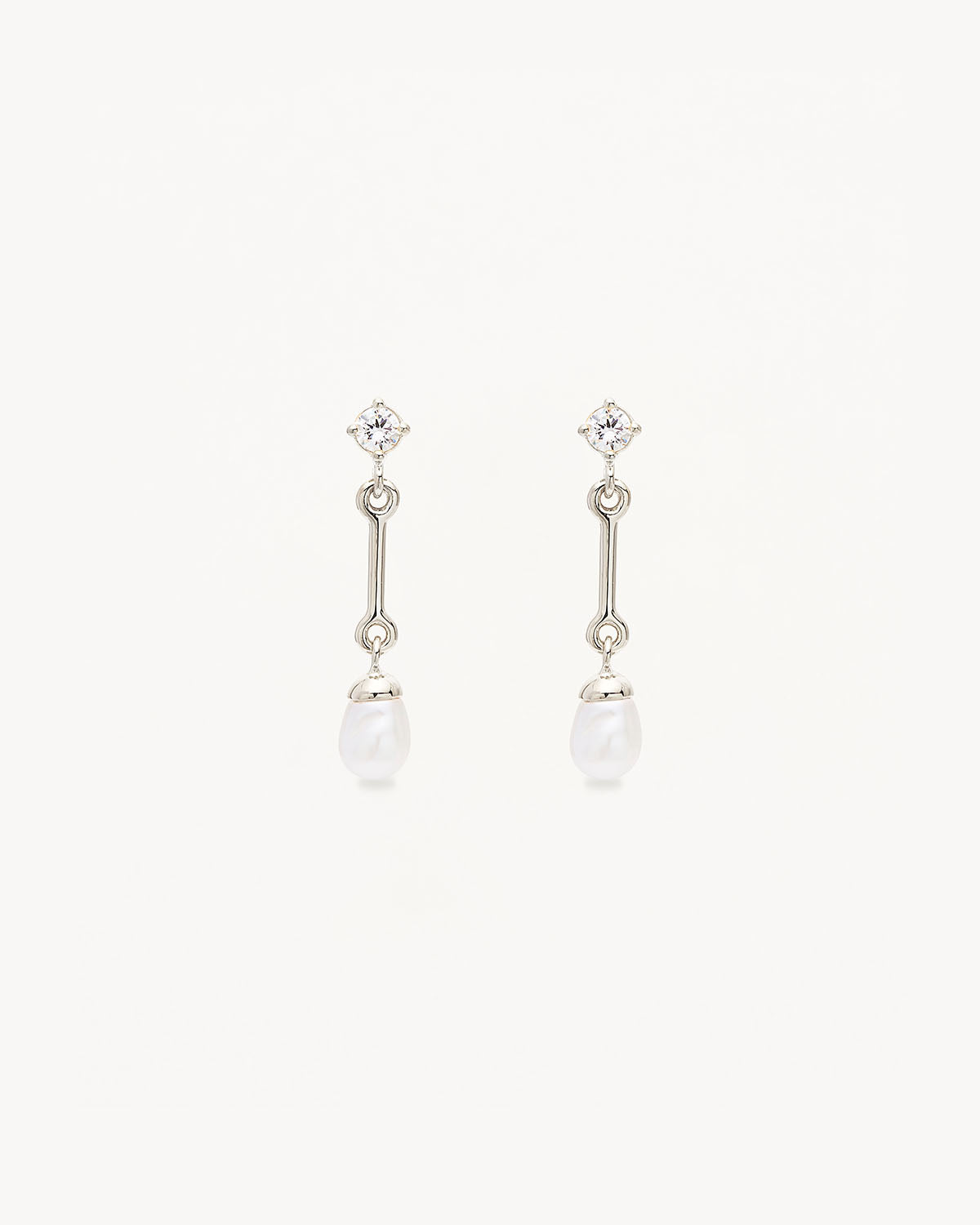 South Sea Pearl & Diamond Cluster Drop Earrings (White Gold) — Shreve,  Crump & Low
